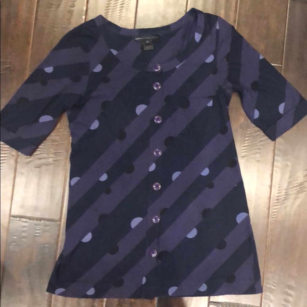 Marc by Marc Jacobs - Enamel Button Tee Shirt